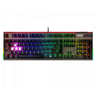 MSI Keyboard Vigor GK80 CR ( Mechanical Keyboard / RGB Back-light / CHERRY MX RGB Red Switches)